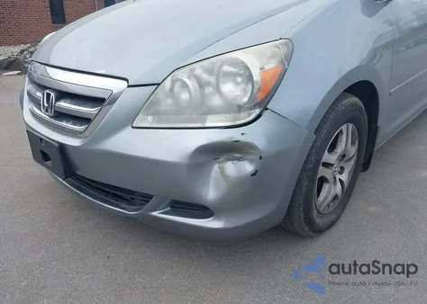 2005 Honda Odyssey Ex-L from USA, damaged, VIN 5FNRL38665B129989